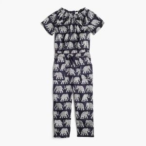 J.Crew Crewcuts Elephant Romper